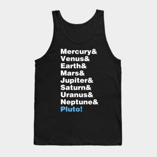 Planets Helvetica Tank Top